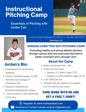 Instructional Pitching Camp